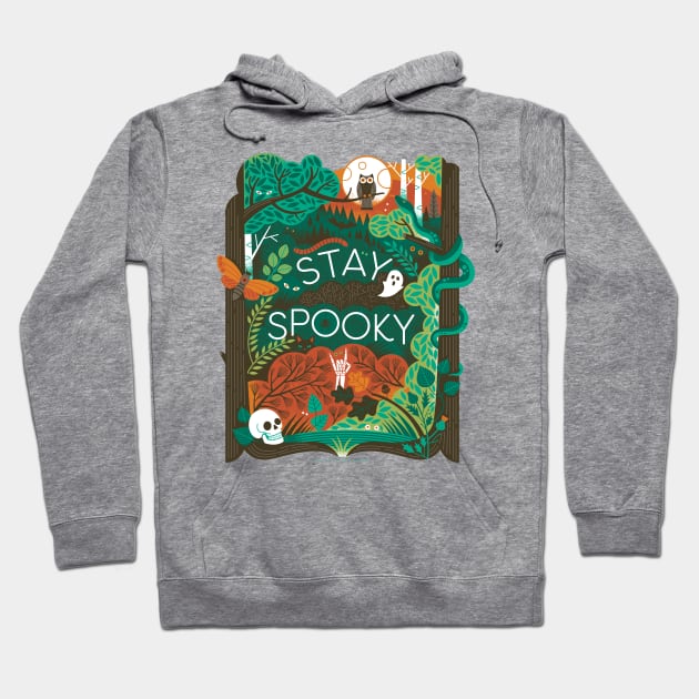 Stay Spooky Hoodie by Lucie Rice Illustration and Design, LLC